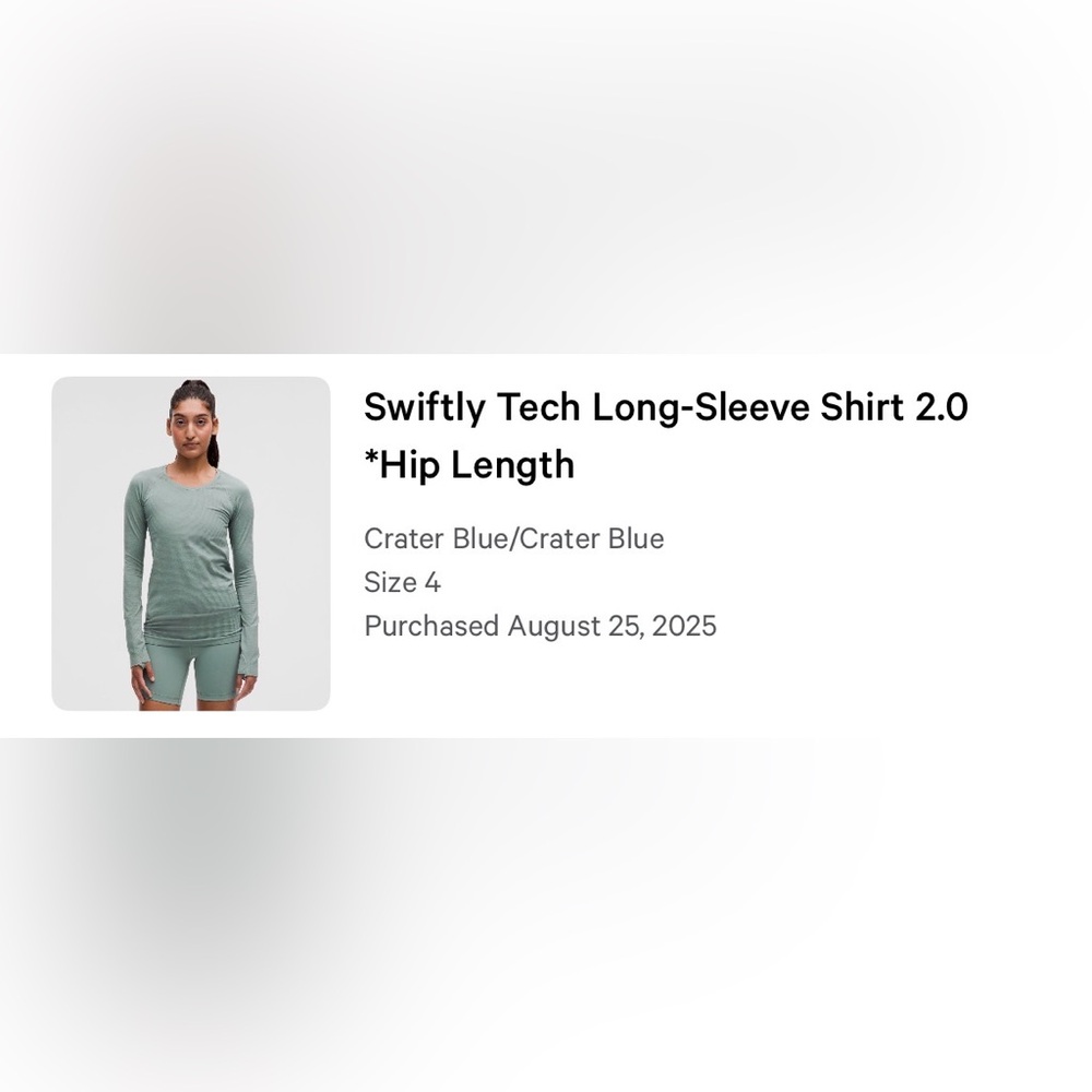 Lululemon Swiftly Tech - Picture 3 of 3